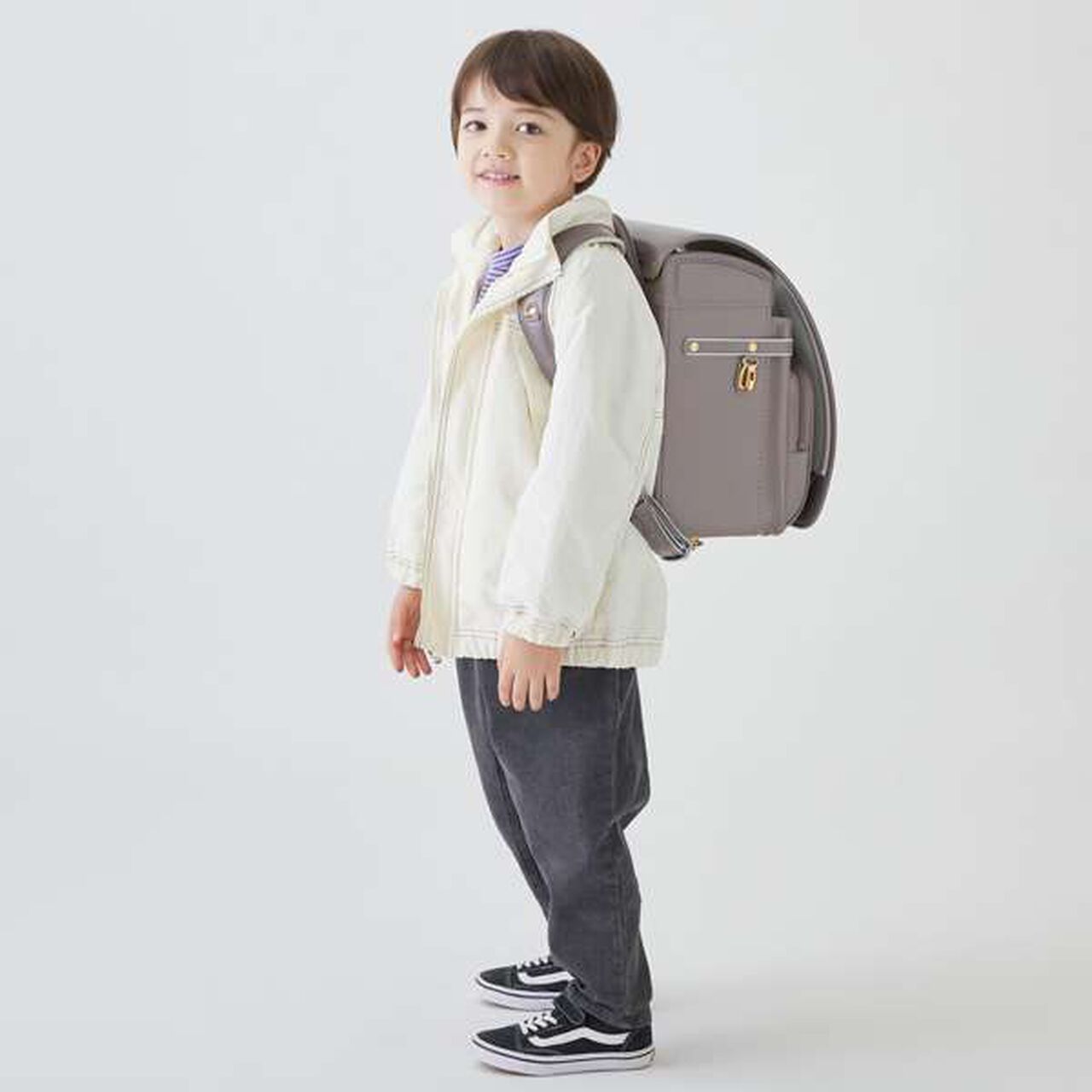 [Web Exclusive] School Backpack [Stripe Pattern],Camel, large image number 10