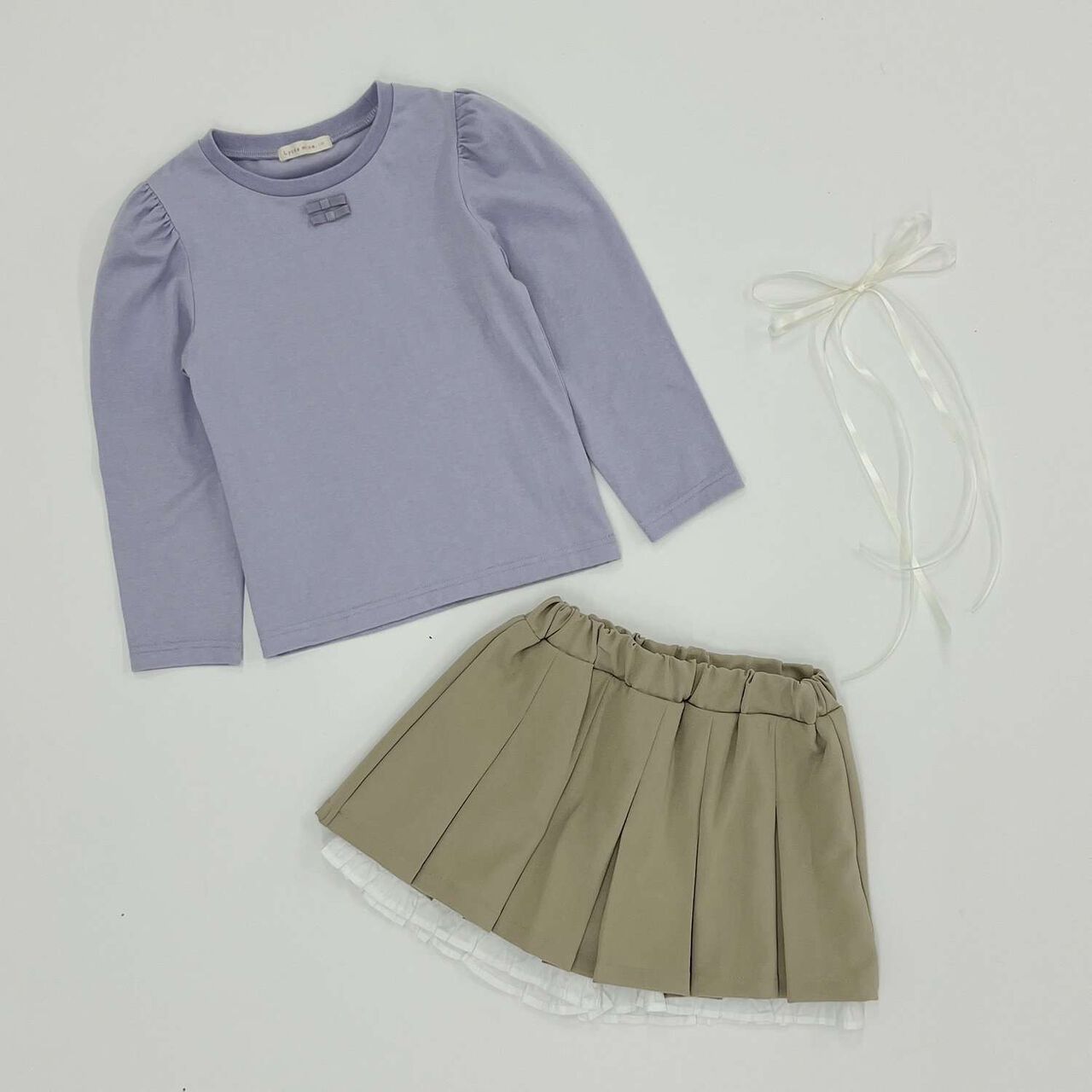 [Lycee Mine Ballet Series] Pleated Skirt (Inner Shorts Included),Charcoal gray, large image number 13