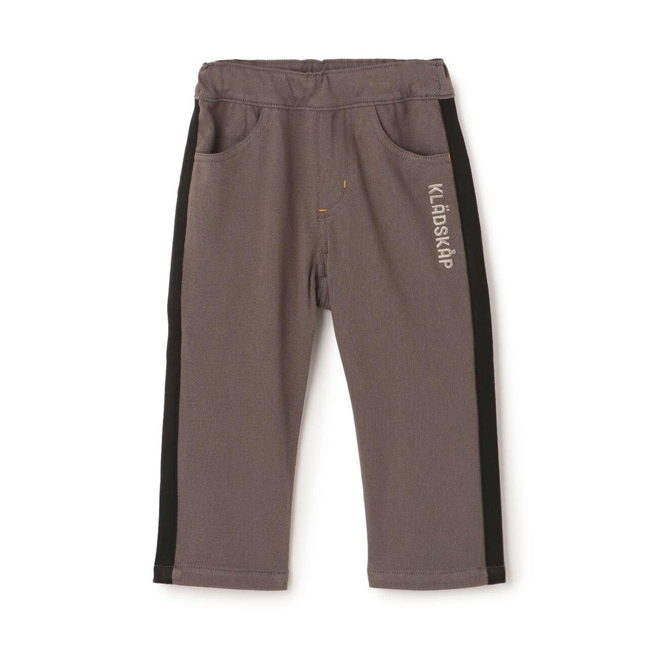 Logo + Side Line Long-Length Painter Pants,Charcoal gray, large image number 0
