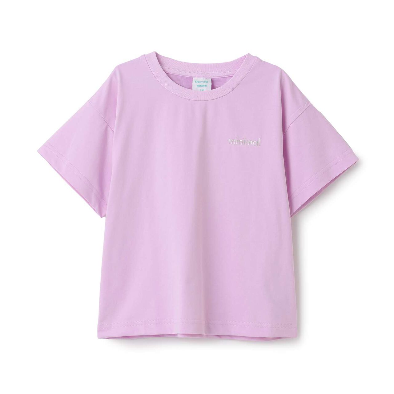 [DailyMe] Simple T-Shirt [Heat Shielding / Quick-Dry / Antibacterial],Sax blue, large image number 10