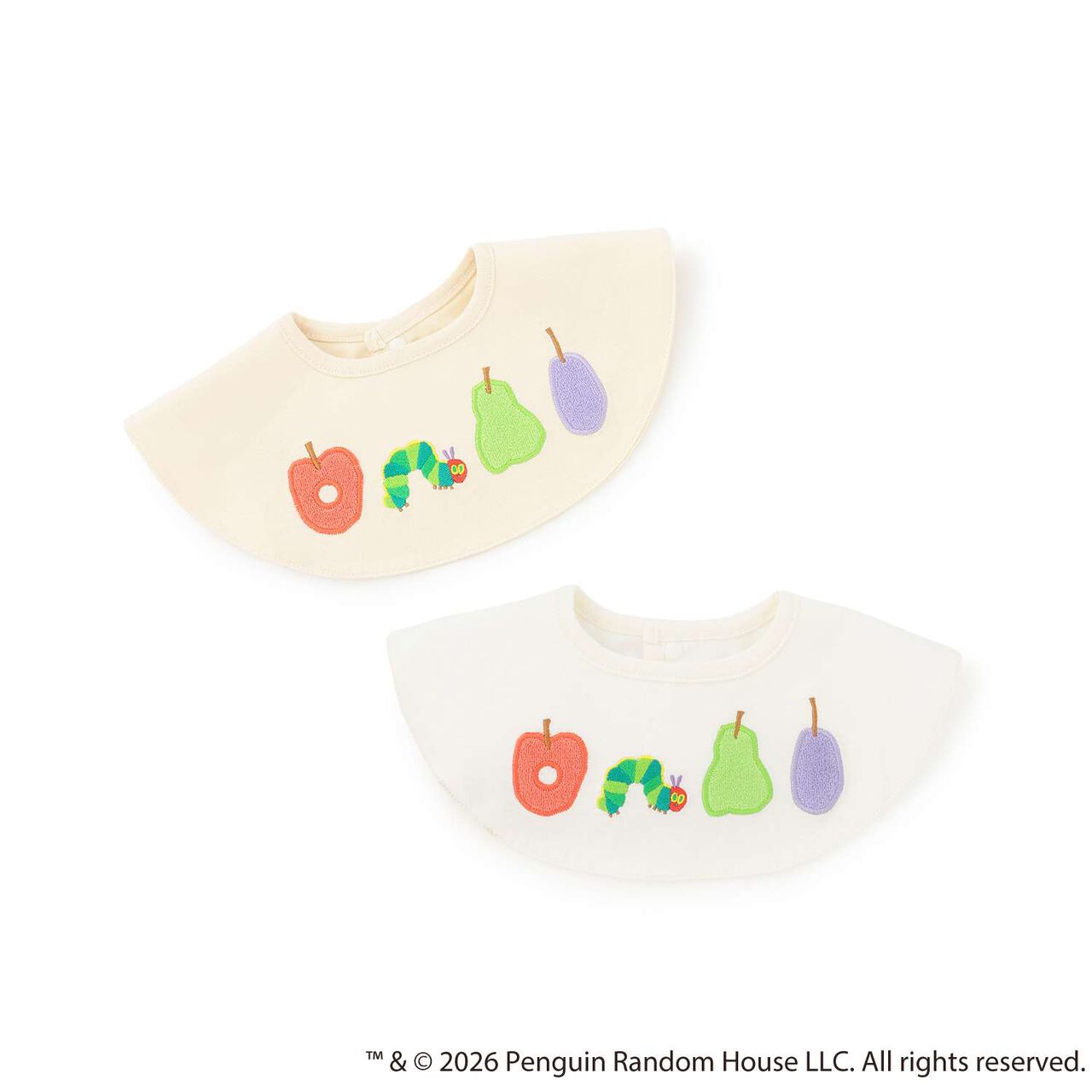 [Hungry Caterpillar] Fruit Motif Bib,Off white, large image number 8