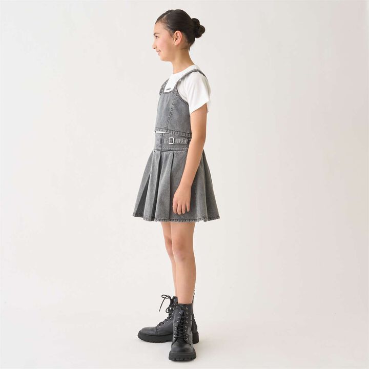 [Ready-to-Wear] Denim Bustier & Pleated Skirt Outfit Set,Blue, medium image number 10