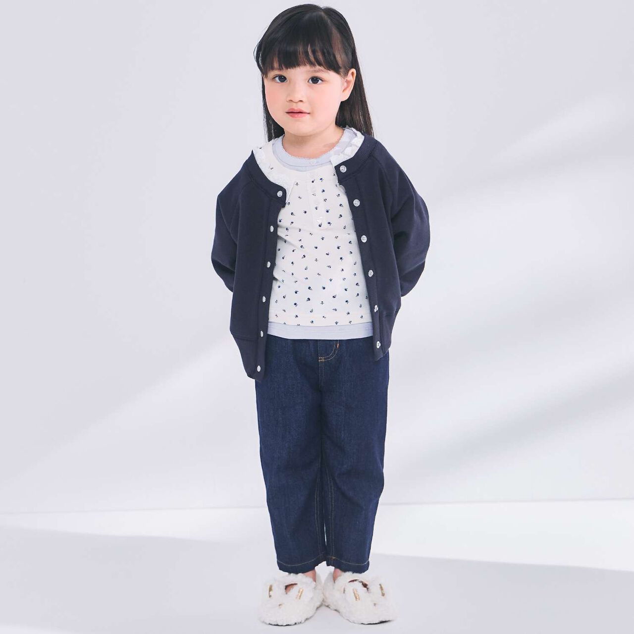 Heart Barrel Pants,Pearl white, large image number 3