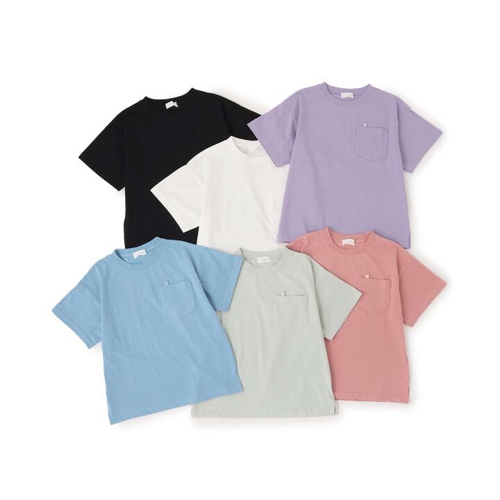 [Stain Resistant, Quick Dry & UV] Comfortable Jersey Loose Fit Basic T-Shirt with Easy Name Tag Attachment,Light green, medium image number 24