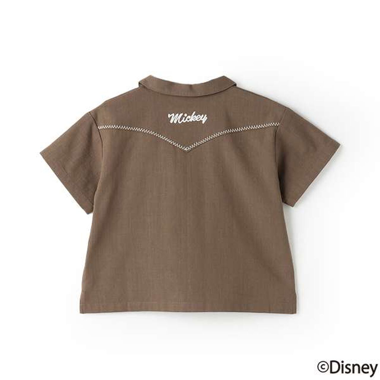 [Disney] Open-Collar Short-Sleeve Shirt,Multi color, large image number 10