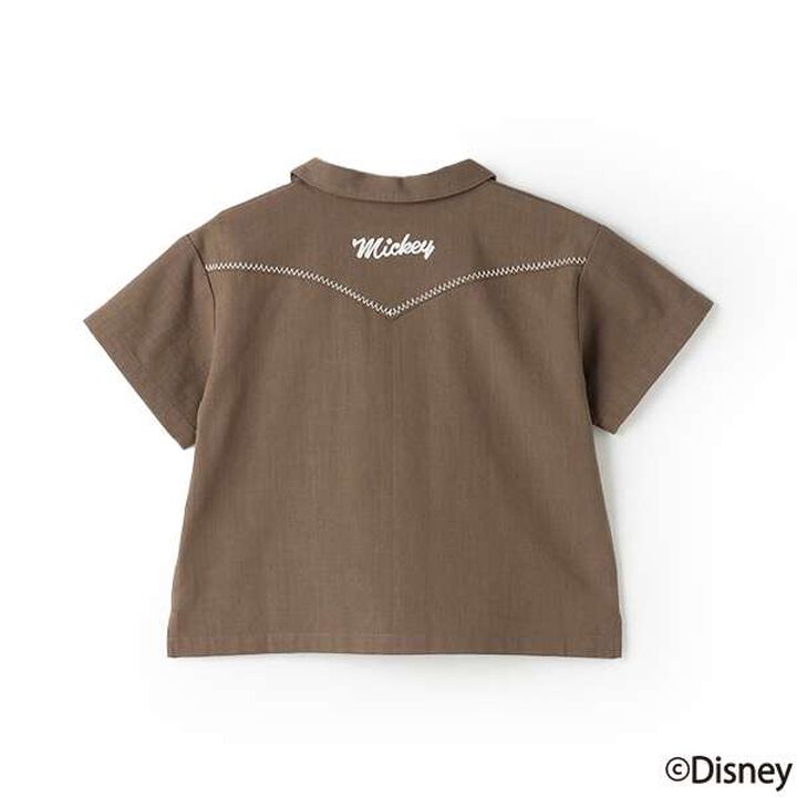 [Disney] Open-Collar Short-Sleeve Shirt,Multi color, medium image number 10