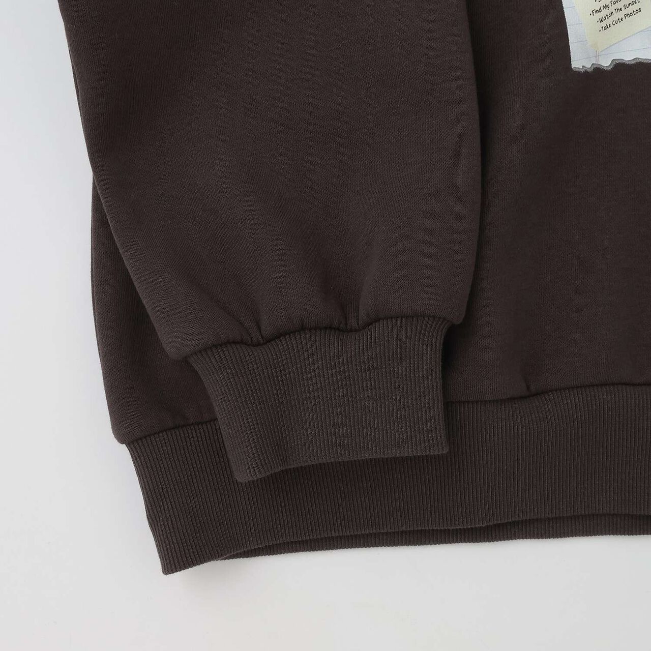 LTXC [Wool Lined] Sticker-Style Loose Fit Pullover Hoodie,Off white, large image number 11