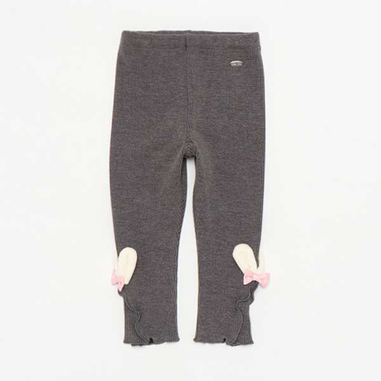 Bunny Ear Melange Leggings,Light pink, large image number 10