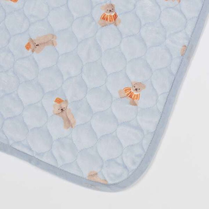 Fitted Mattress Pad S,Ivory, medium image number 2