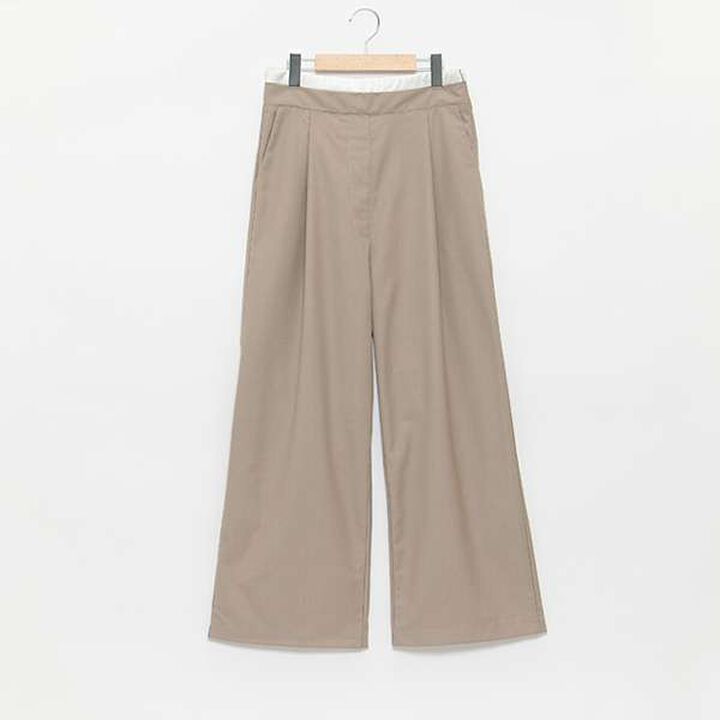 [LADIES] Double Waist Pants,Beige, medium image number 19