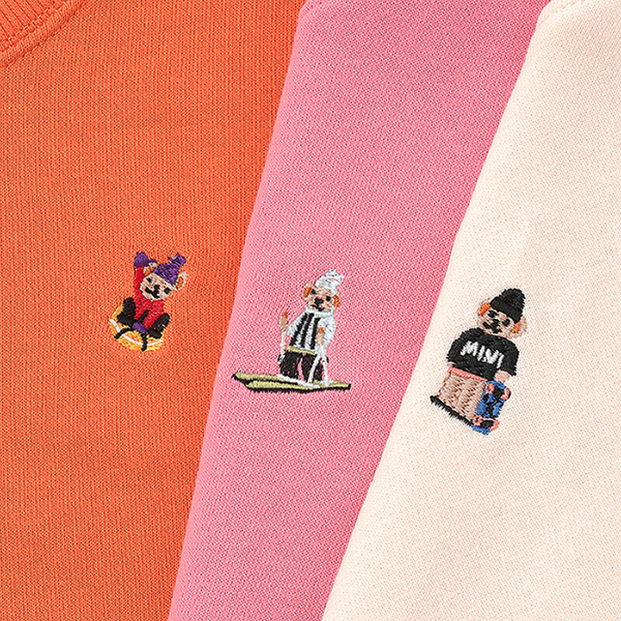 Fleece Pullover with Single-Point Embroidery,Black, large image number 13