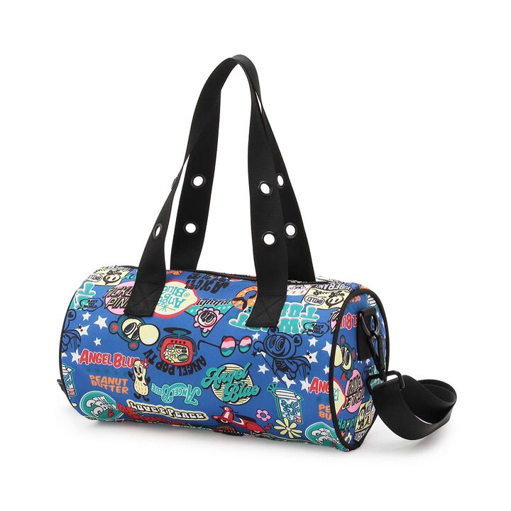 [Angel Blue] All-Over Pattern Drum Bag,Deep pink, medium image number 1