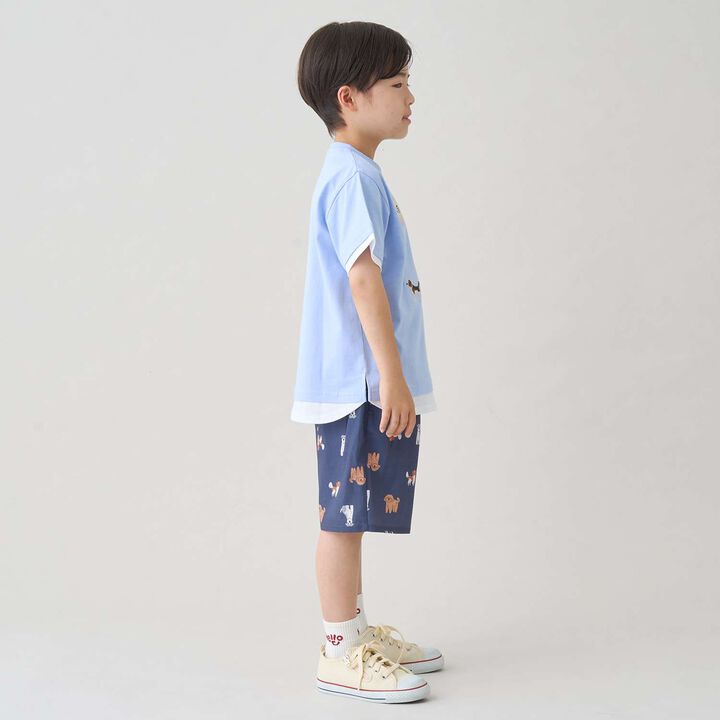 Assorted Embroidery T-Shirt,Milky white, medium image number 2