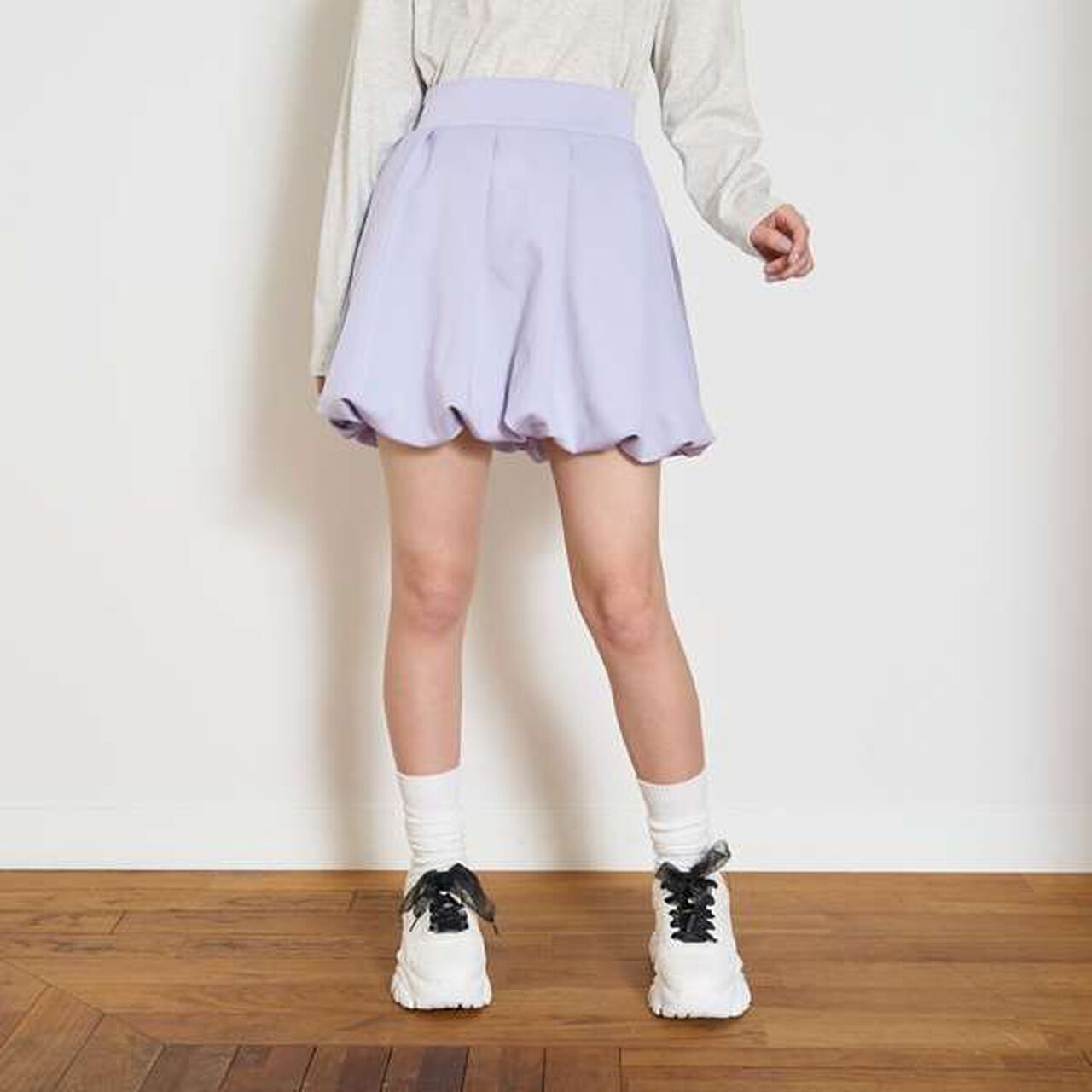 Cardboard Balloon Skirt,Black, large image number 15