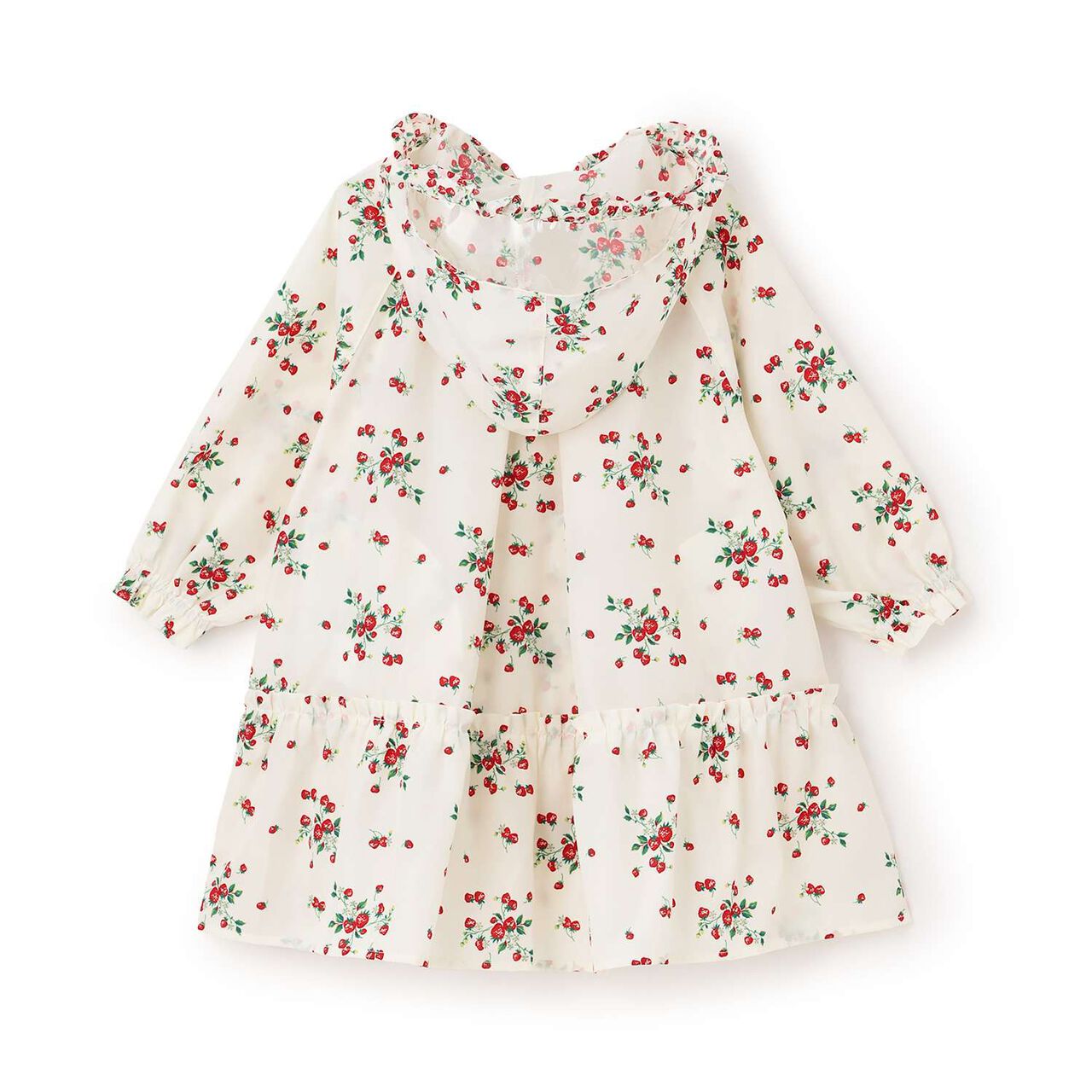 Wild Strawberry Raincoat,Pearl white, large image number 1