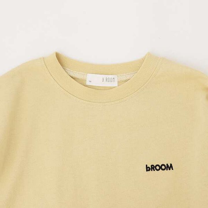 [Daily Standard Wear] Oversized Simple Design Long-Sleeve T-Shirt with Accent,Ivory, medium image number 2