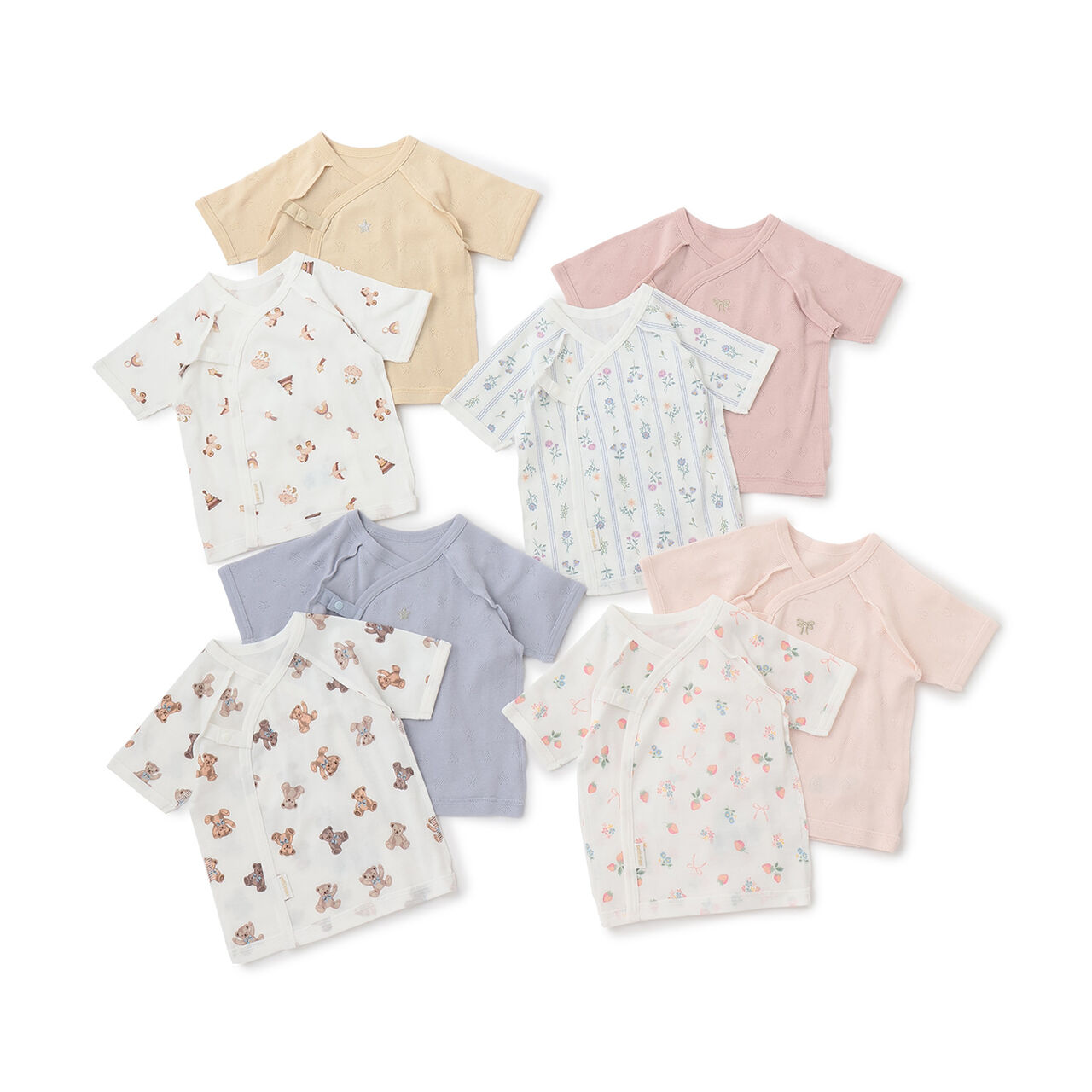 [Weak Acidity] Short Baby Undershirt,Cream, large image number 13