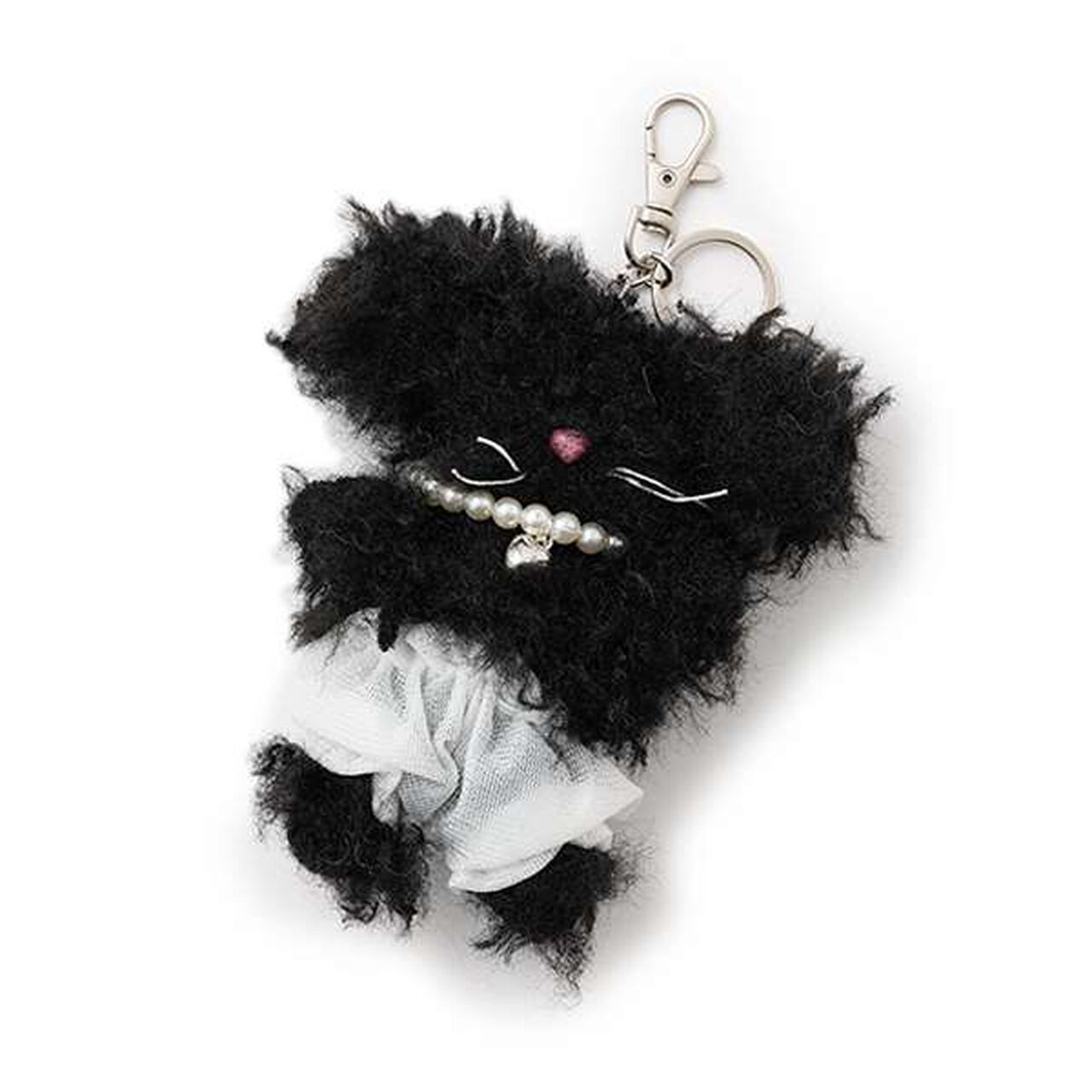 Mole Rabbit Keychain,Black, large image number 0