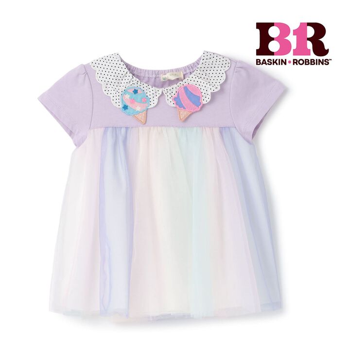 [31 Ice Cream] Tulle Tunic,Pink, medium image number 6