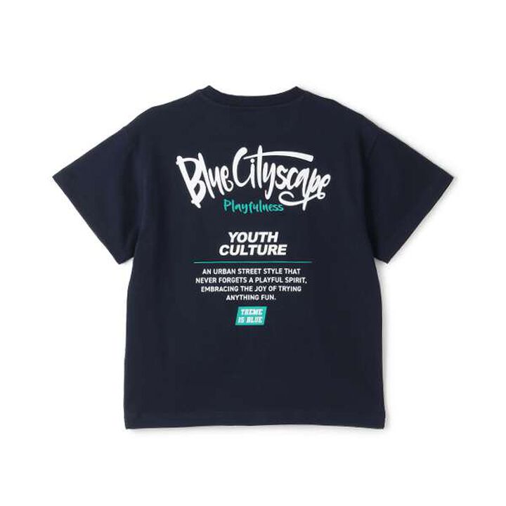 [SKIT0LY][Cool Touch] High Cool Cotton Color-Blocked Logo Print Short Sleeve T-Shirt,White, medium image number 1