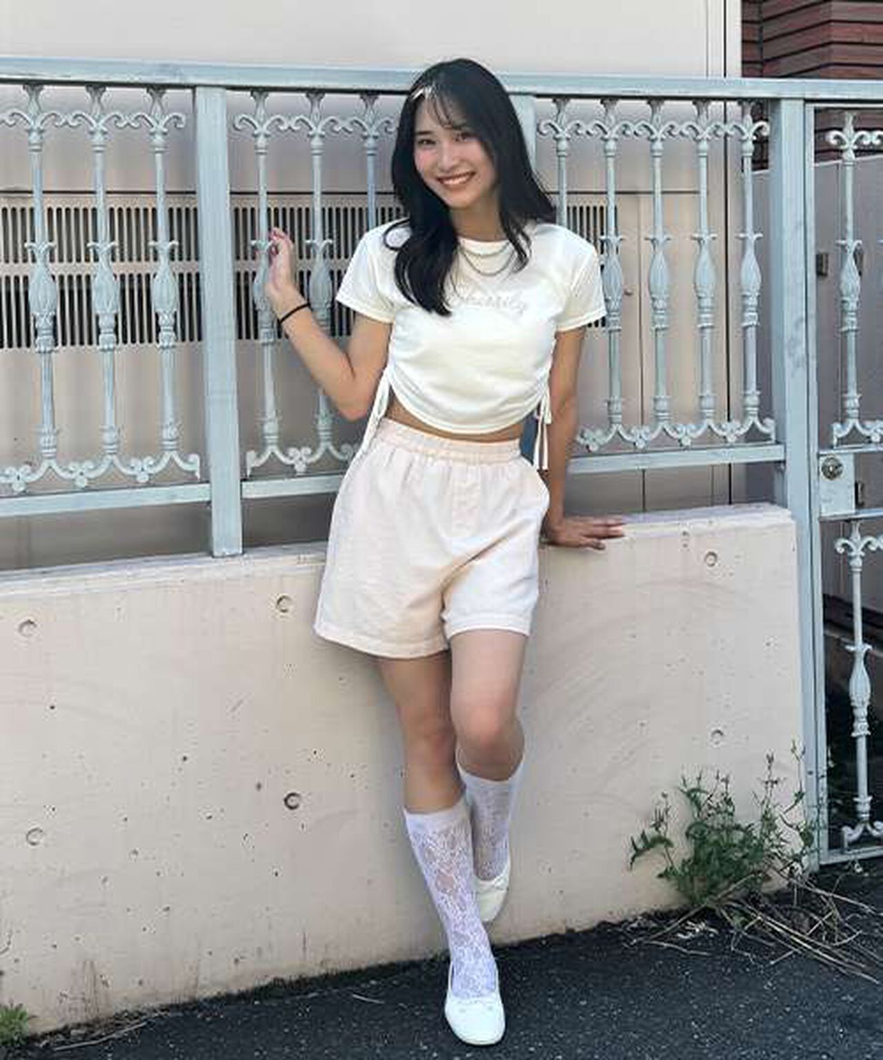 Sheer Shorts [Korean Fashion],Pink, large image number 2