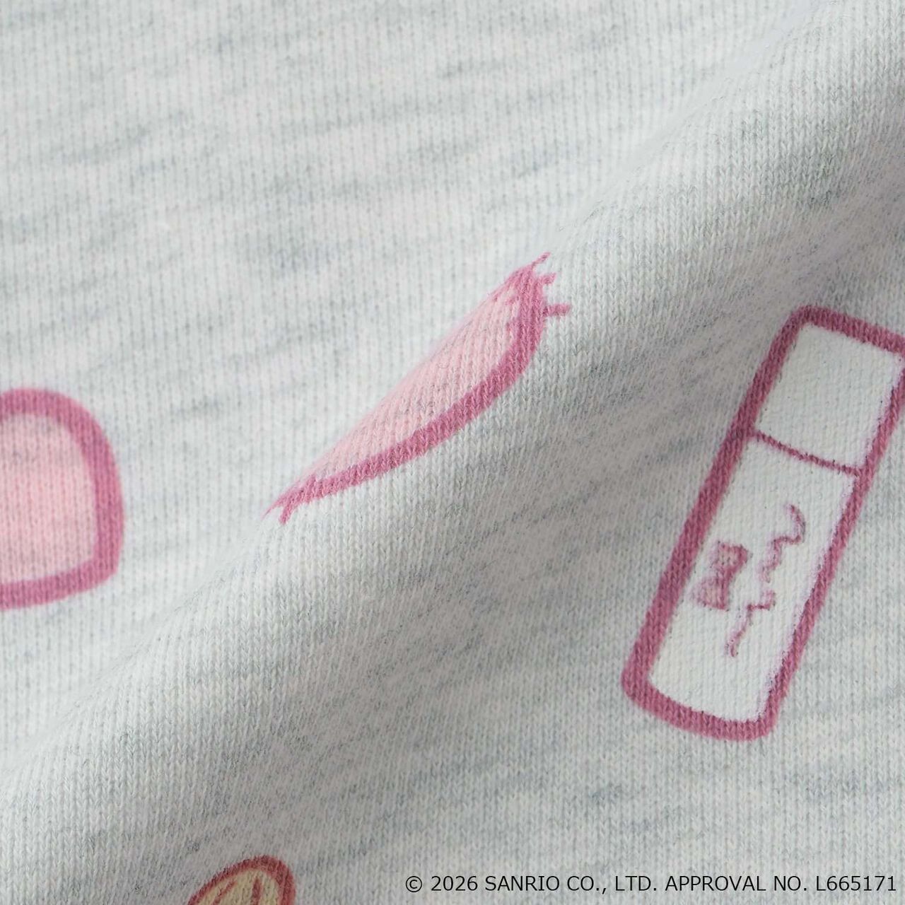 Hello Kitty x Berie-chan Loungewear,Charcoal gray, large image number 11