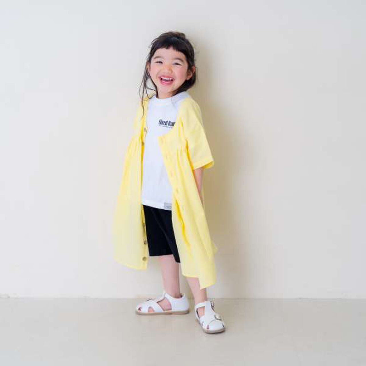 Boiled Gathered One-Piece Dress,Off white, large image number 20