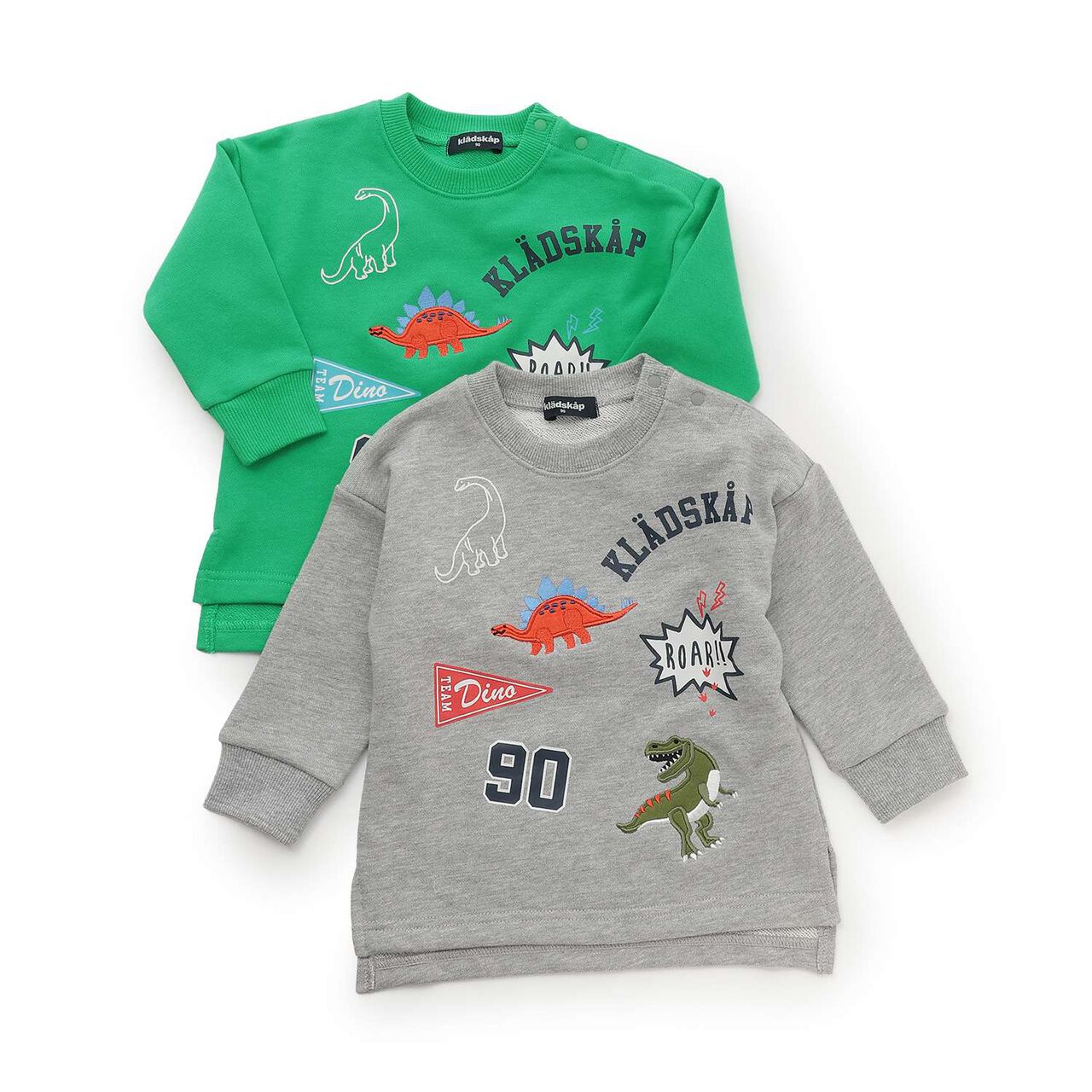 [Restock] Dinosaur Sweatshirt [Not Available in Direct Store],Top gray, large image number 5