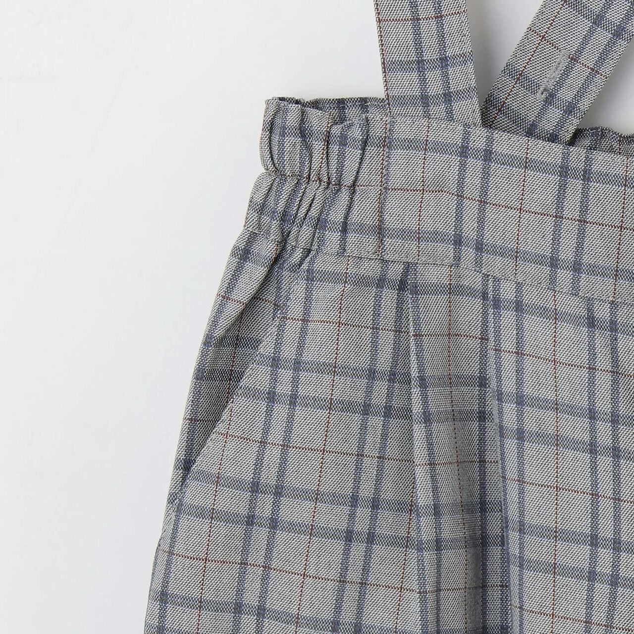 Suspender Wide Pants,Gray, large image number 6