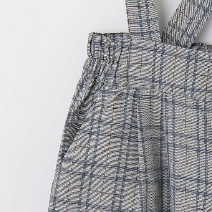 Suspender Wide Pants,Gray, medium image number 6