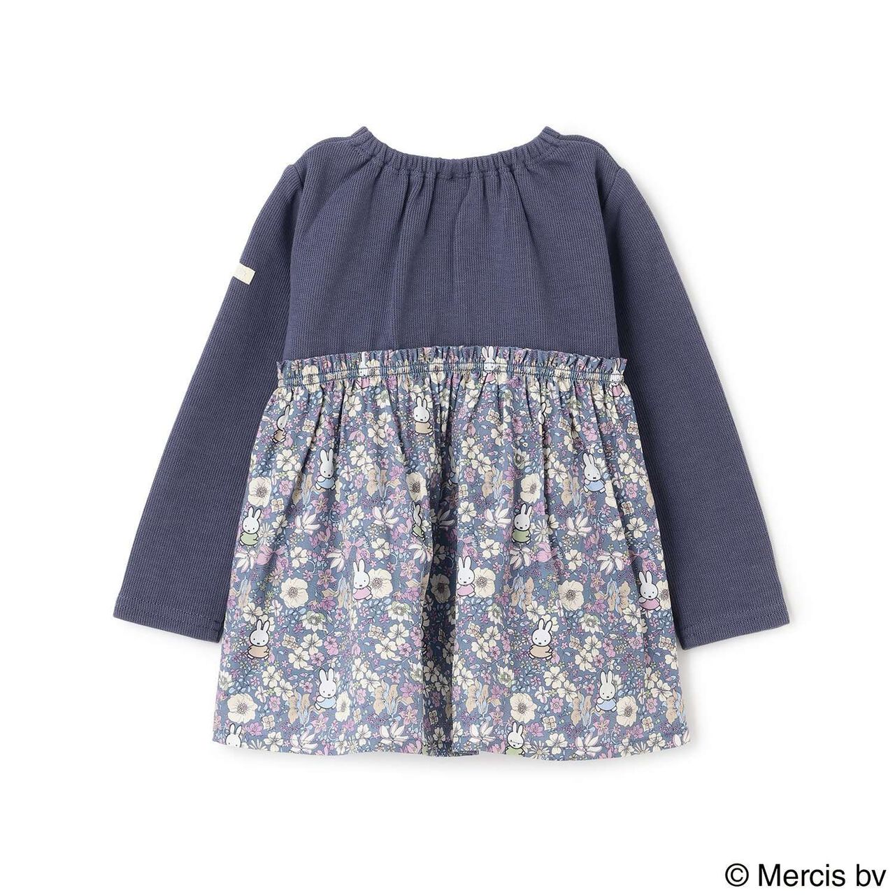 [Miffy] Floral Pattern Docking Tunic,Navy, large image number 7