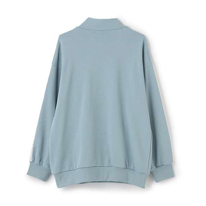 Half Zip Parka,Blue gray, medium image number 1