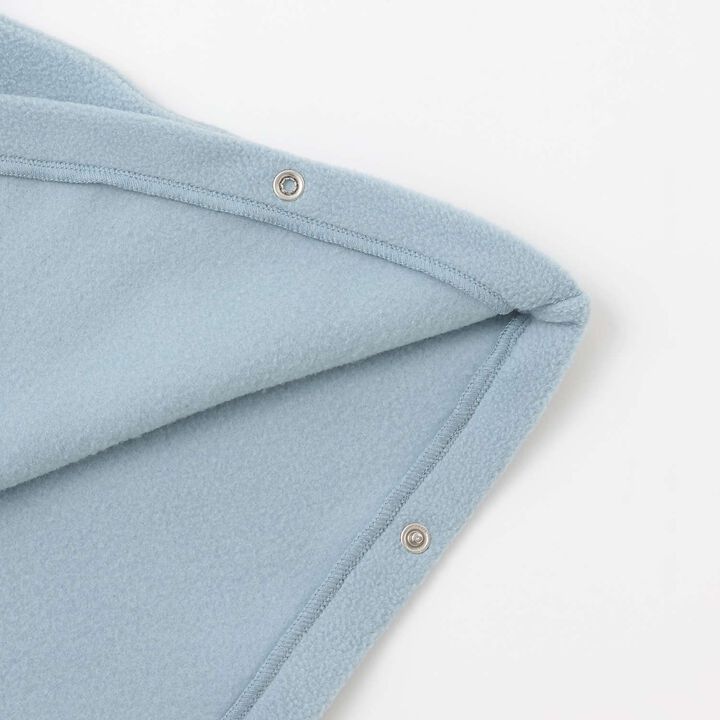 Bear Knit Plush Fleece Cape,Off white, medium image number 6