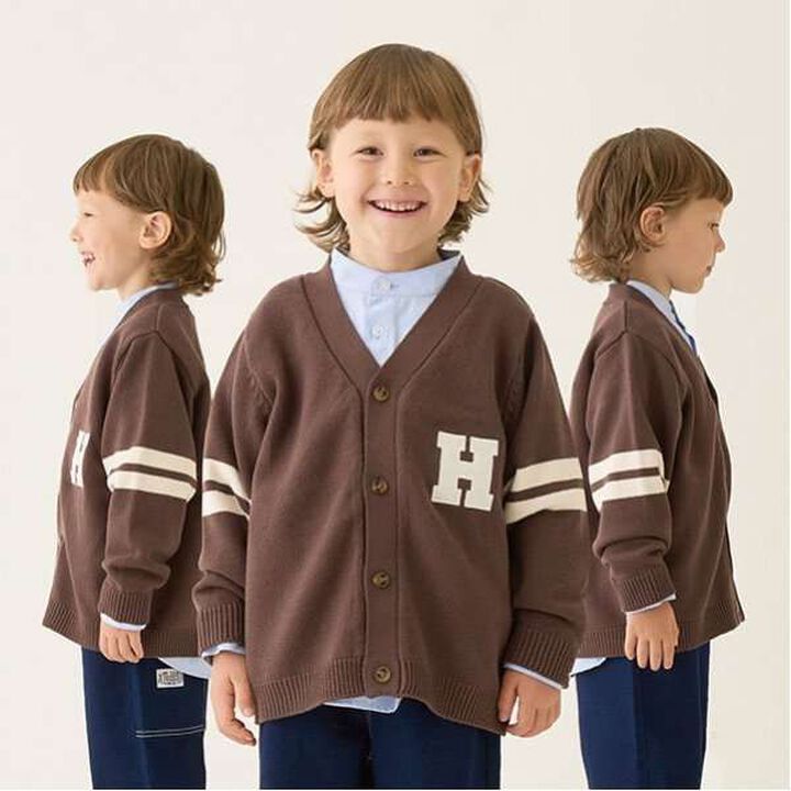 Appliqu&eacute; Knit Cardigan,Green, medium image number 19