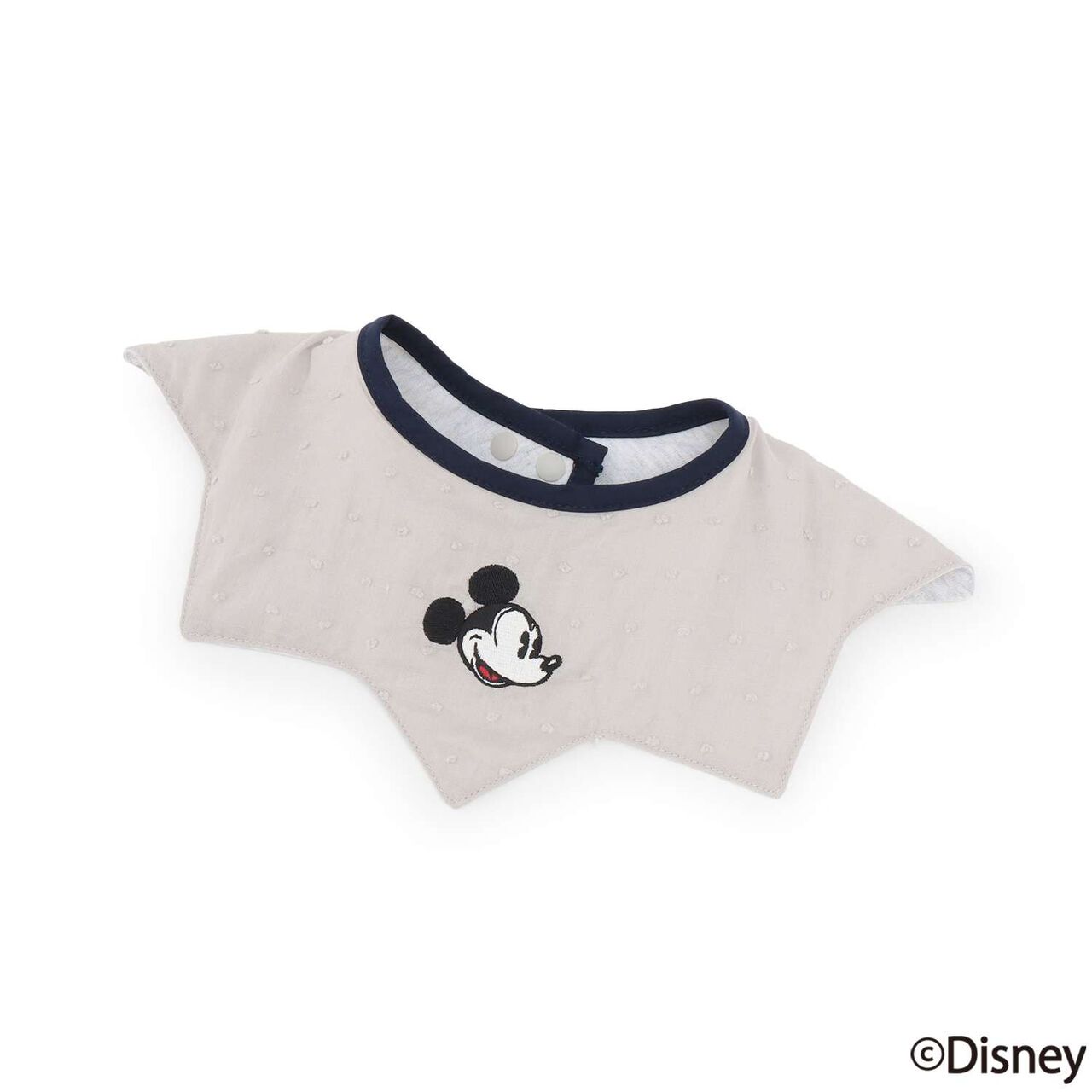 [Disney] Motif Bib,Gray, large image number 0