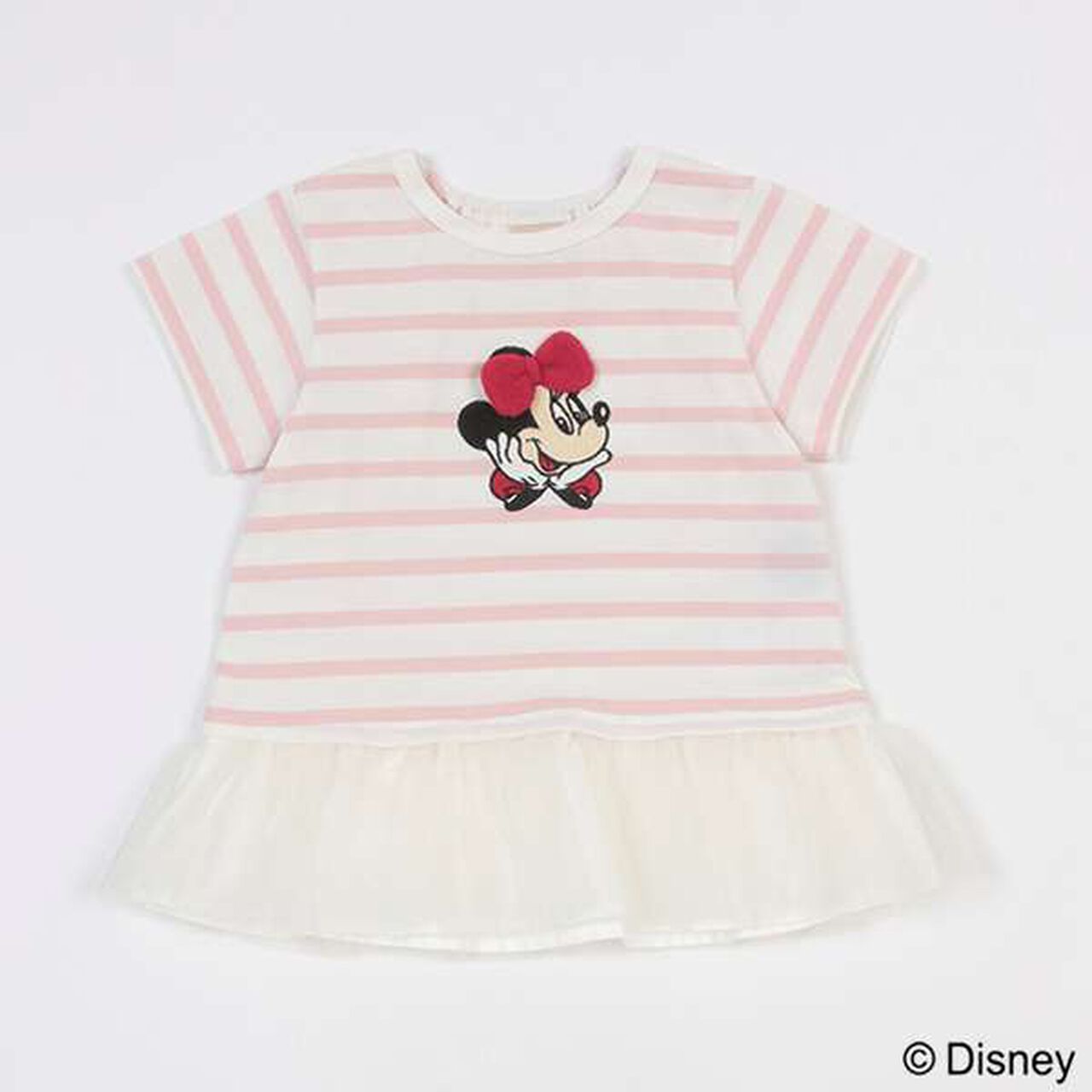 Disney Striped Appliqu&eacute; T-Shirt,Lavender, large image number 15