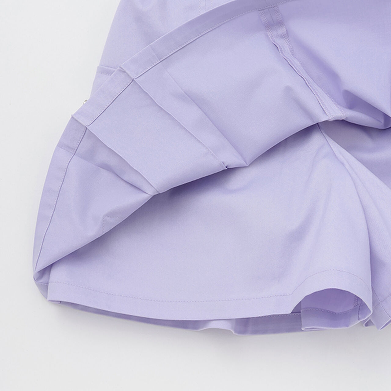 Front ZIP Culotte Skirt,Lavender, large image number 8