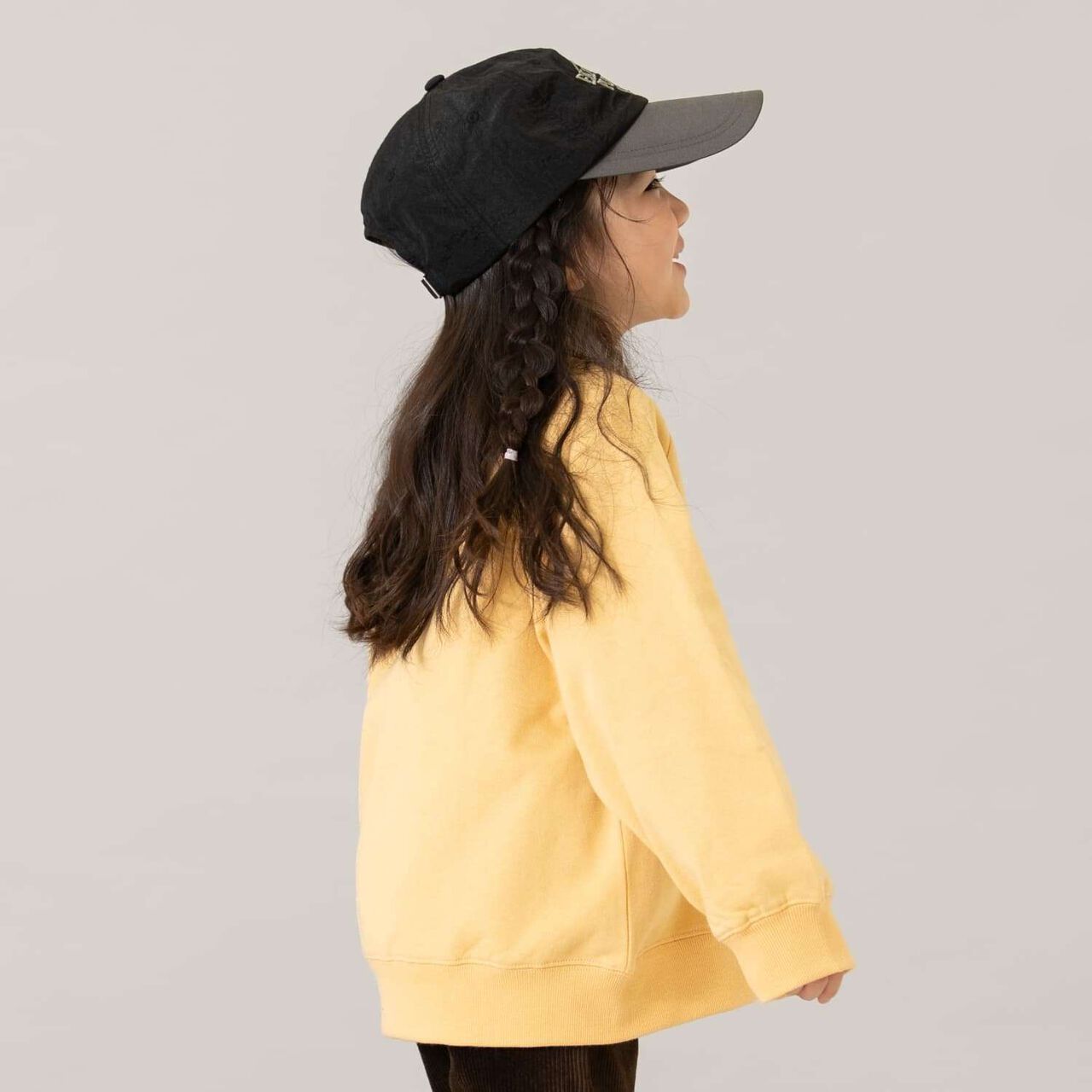 [365D.] [Matching with Dad] Raglan Sweatshirt Assortment Logo Pullover,Charcoal gray, large image number 2
