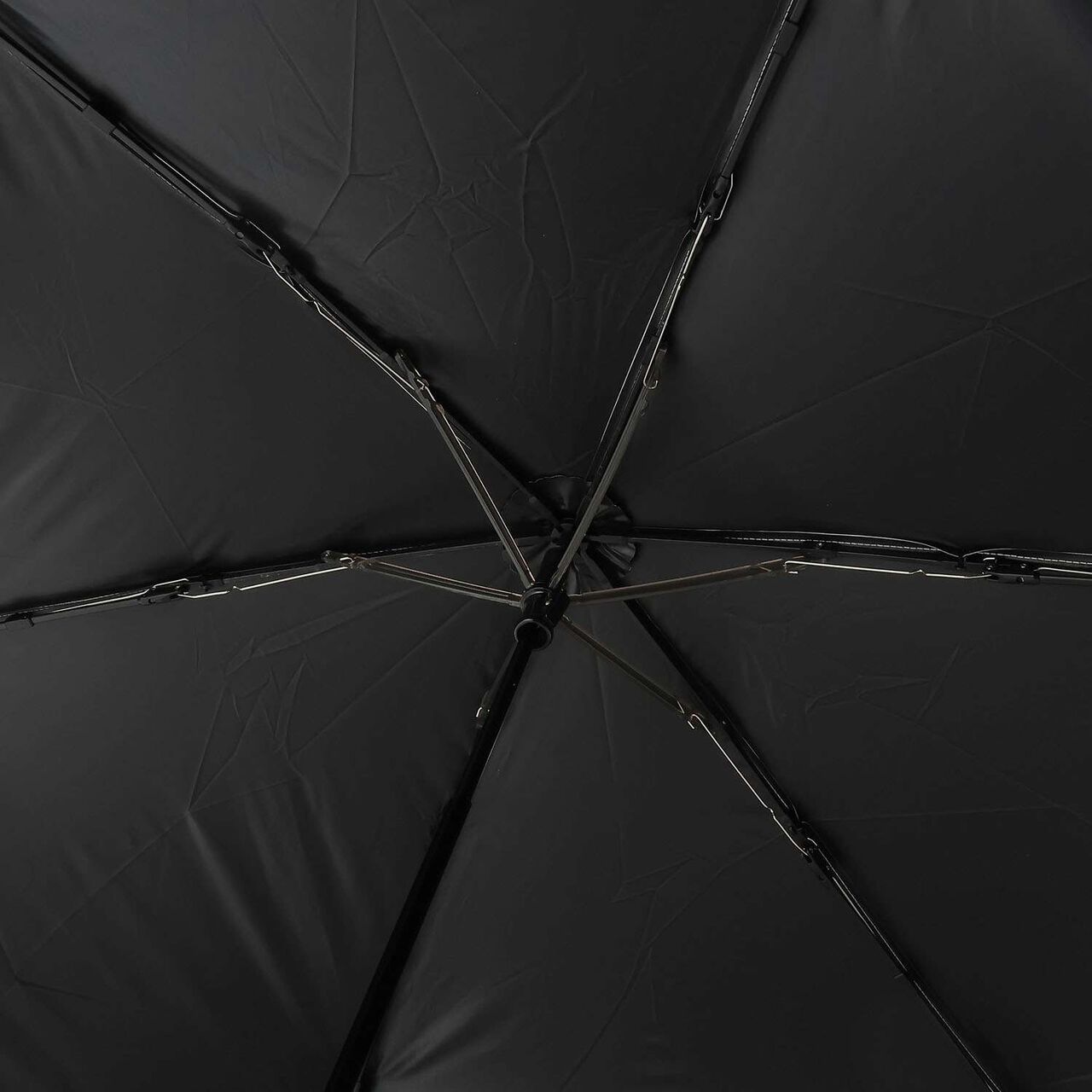 [UV 100%] [Heat Shielding] [Light Blocking] [All-Weather] With a Melody♪ Pattern Folding Umbrella,Ivory, large image number 5