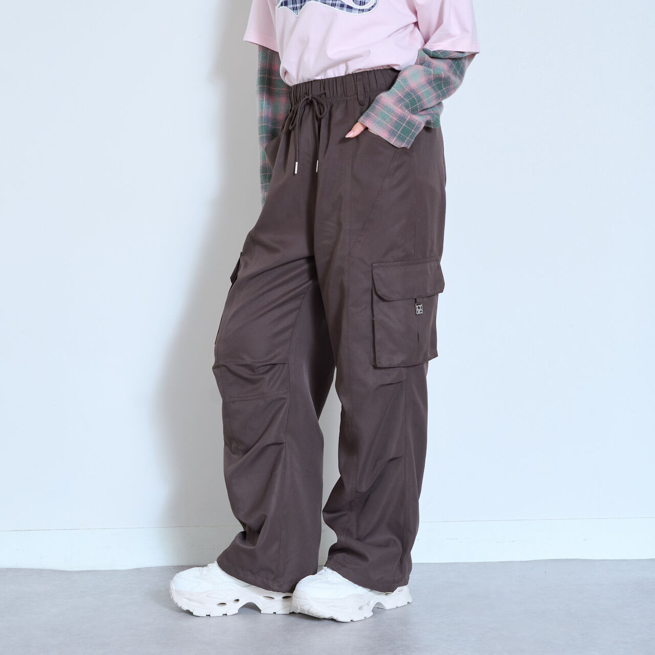 [LTXC / Quick-Dry Absorbent] Cargo Pants with Belt Loops,Off white, large image number 4