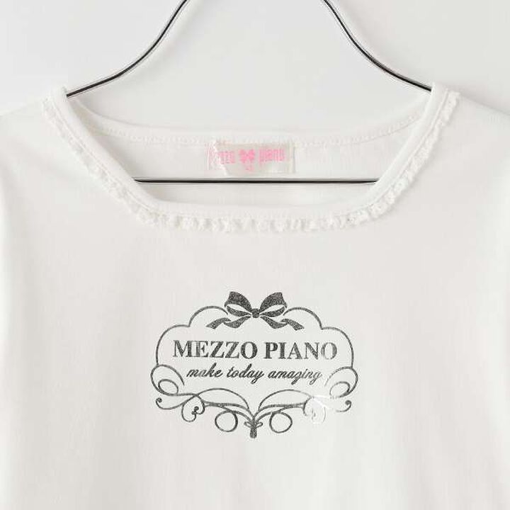 Sailor Collar Knit Vest & Long-Sleeve Tee Set,Off white, medium image number 11