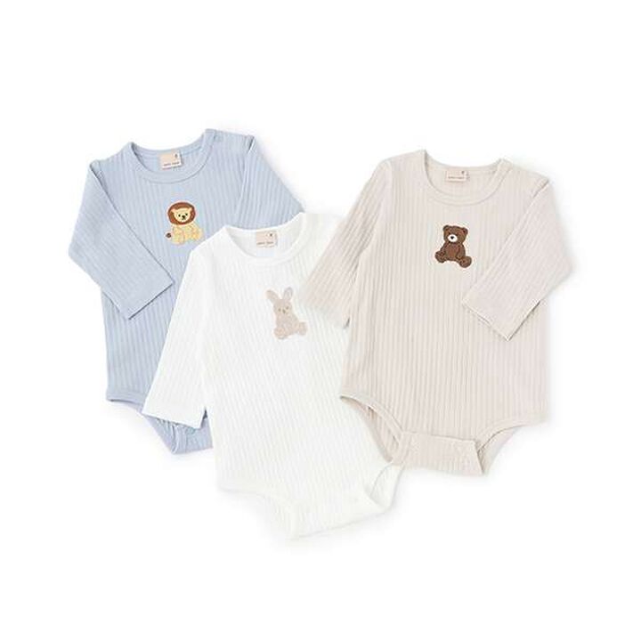 [Weak Acidity] Animal Romper,Ivory, medium image number 5