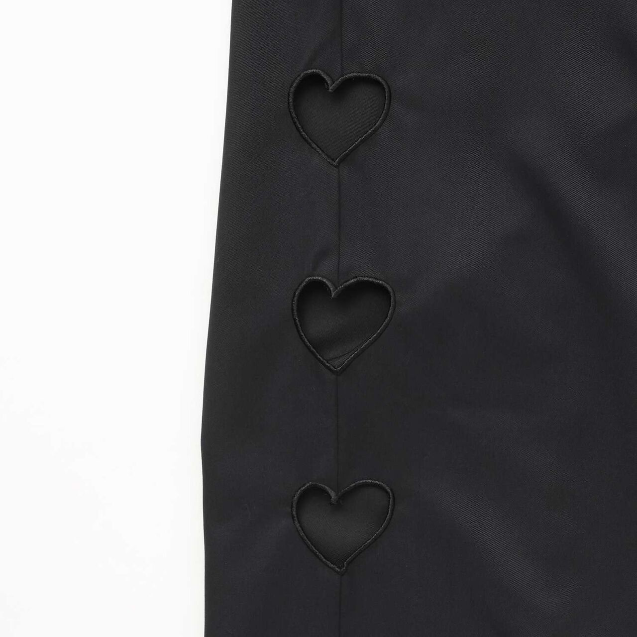 Cut-Out Motif Pants,Black, large image number 11