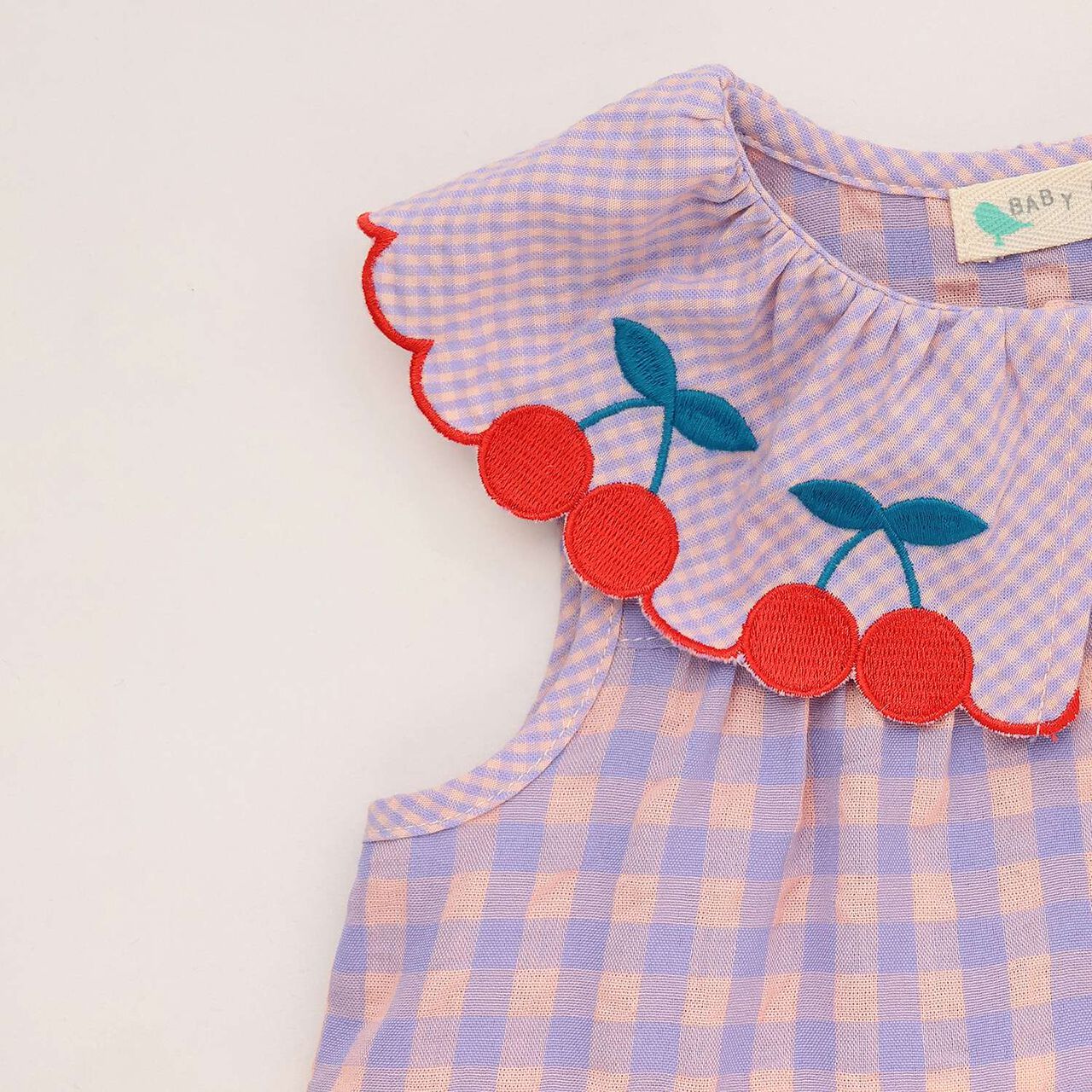 Fruit Pattern One-Piece Dress,Pink, large image number 8