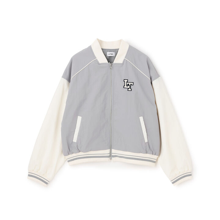 LTXC Water-Repellent Padded Varsity Jacket,Gray, medium image number 12