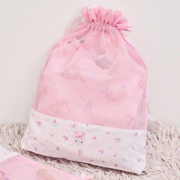 [Mezzo Piano Adults] Large Mesh Drawstring Bag,, medium