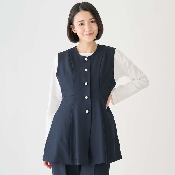 [Formal] No-Collar Gilet,, medium