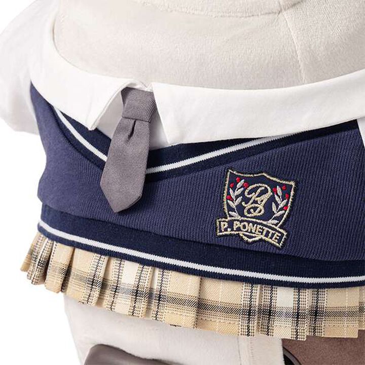 Pom Ponette Junior × LOVOT School Coordination One-Piece Dress,White, medium image number 10