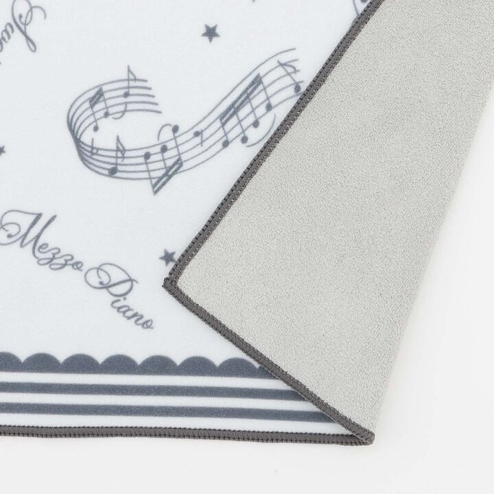 With a melody♪ Stick-On Towel,Ivory, medium image number 5