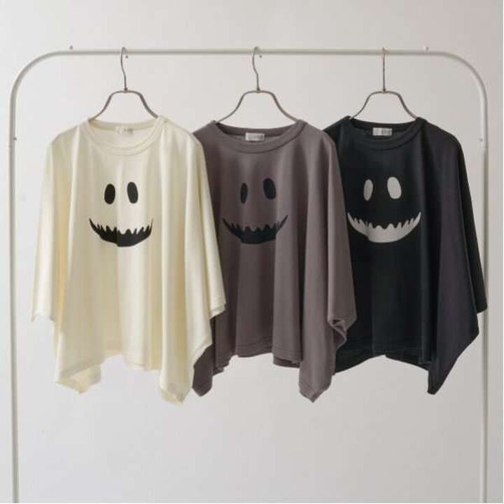 [Halloween] Transforming Ghost T-Shirt,Black, medium image number 1